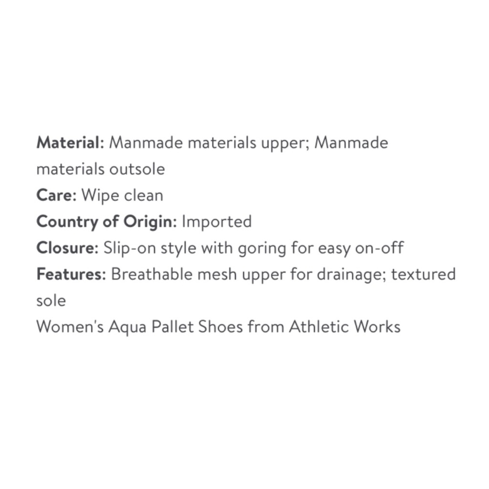 Athletic Works Aqua Pallet Water Shoes - Picture 7 of 10